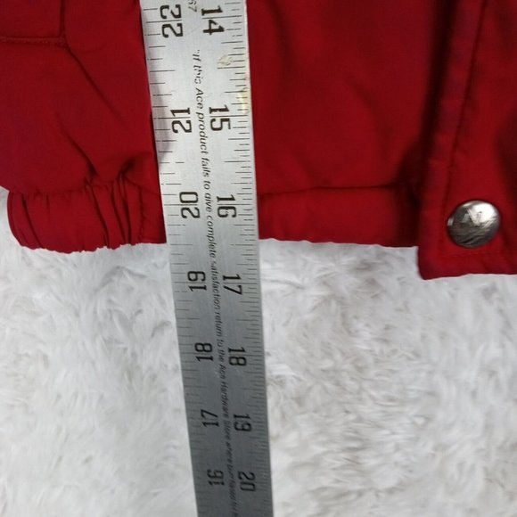 Nautica Boys Jacket Coat Red Insulated Hooded Kids Full Zip  Pockets  Small 4‎ - Picture 11 of 15